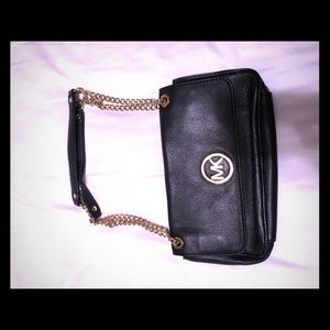 Michael Kors Leather Bag | Purse Color: Black